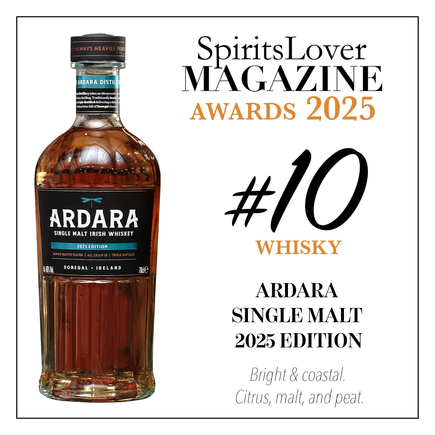 #10 – Ardara Single Malt 2025 Edition