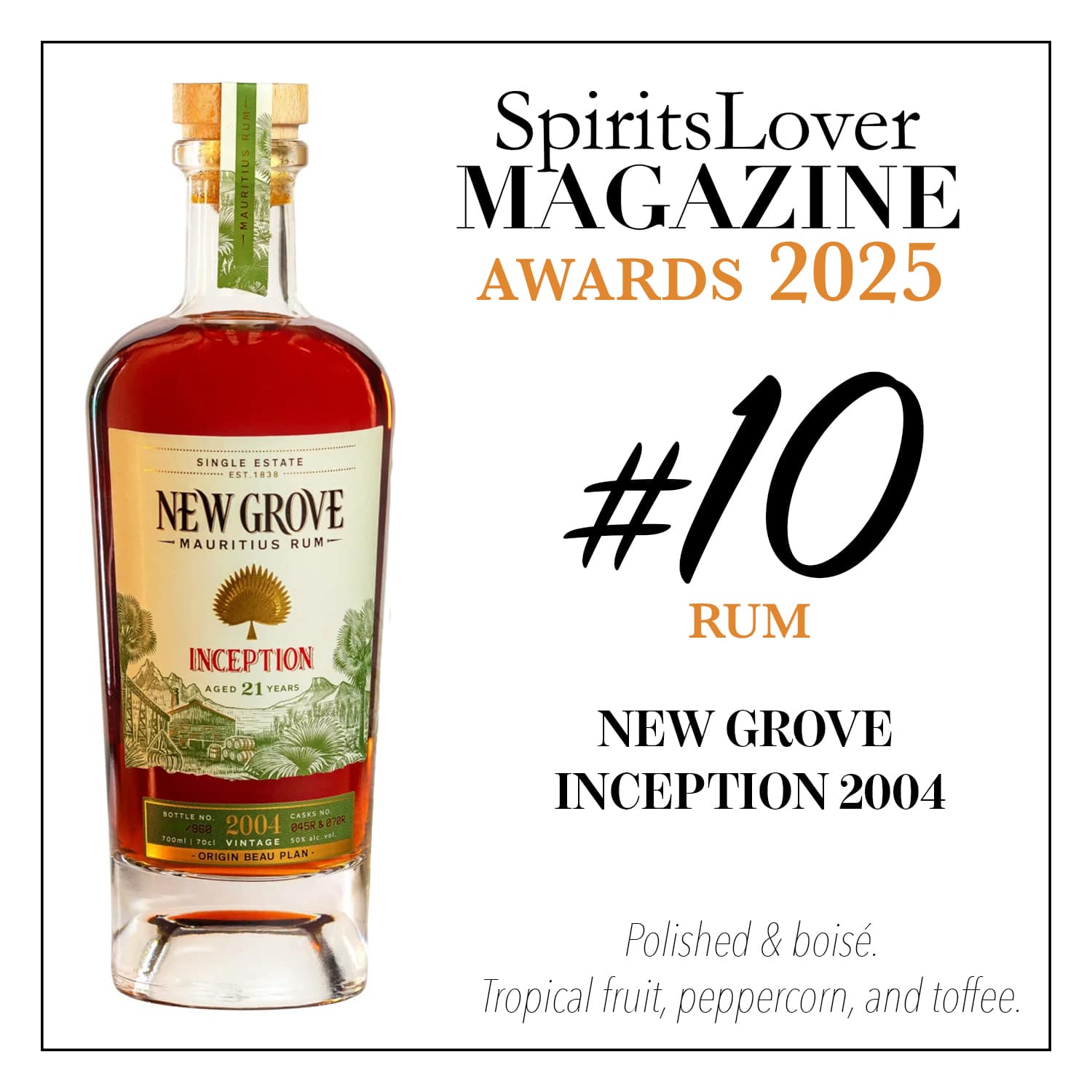 #10 – New Grove Inception 2004