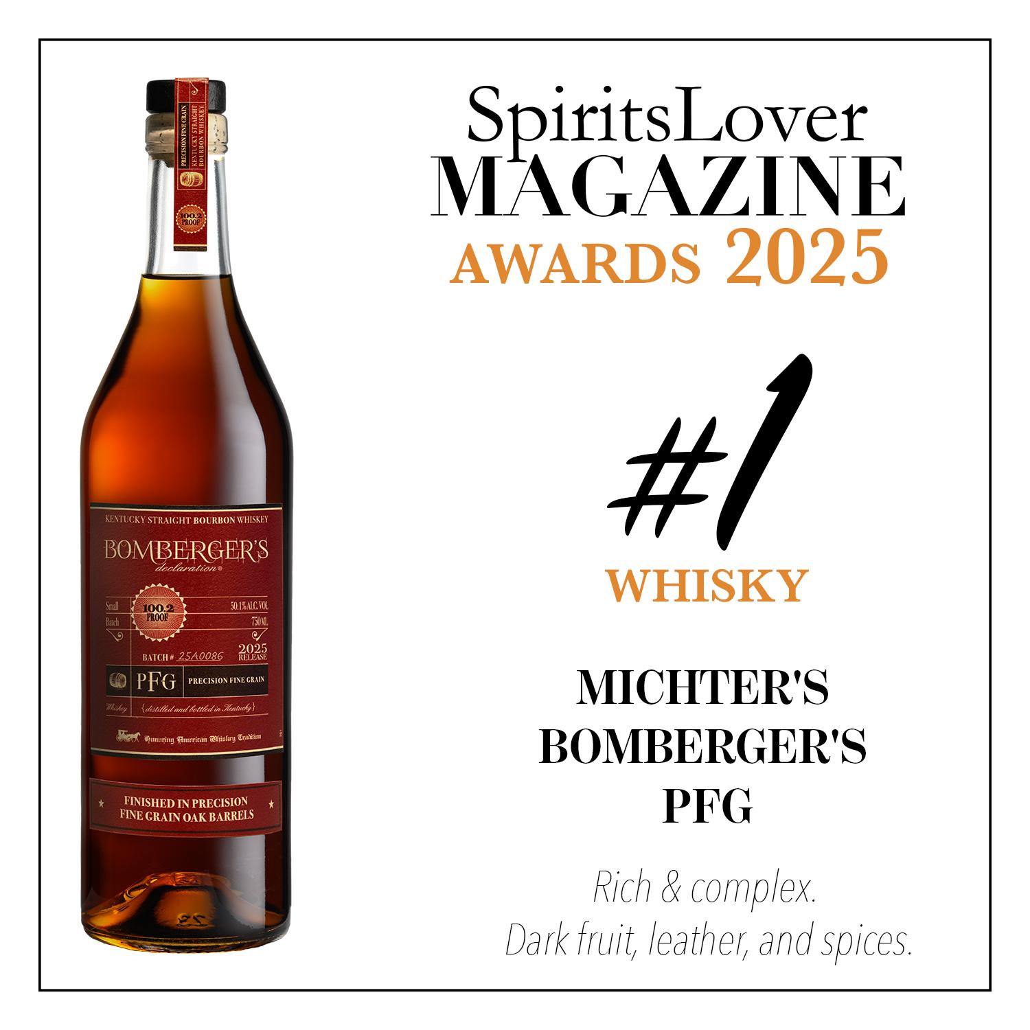 #1 – Michter’s Bomberger’s PFG