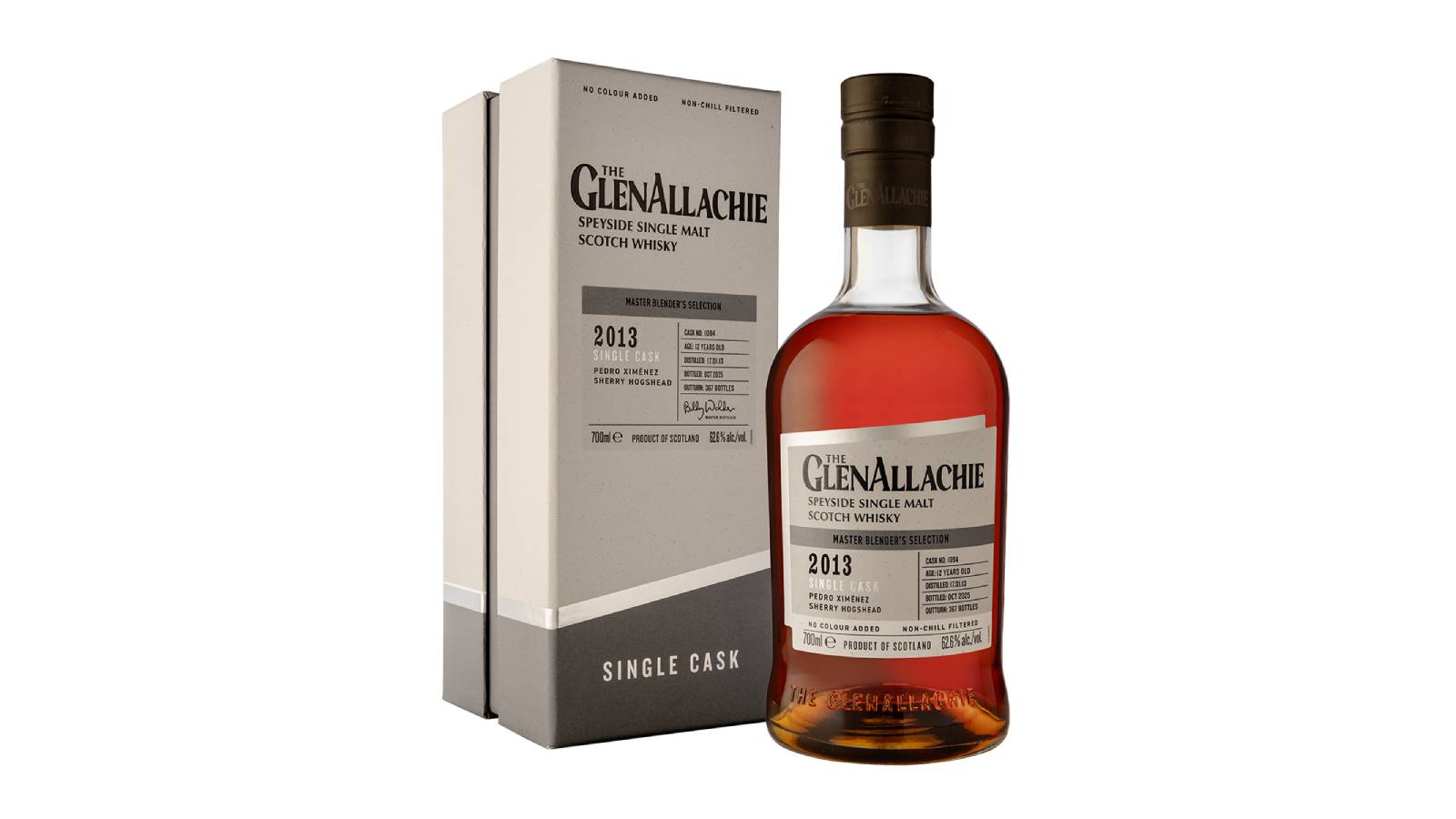 THE GLENALLACHIE 2013 PEDRO XIMÉNEZ SHERRY HOGSHEAD CASK #1904
